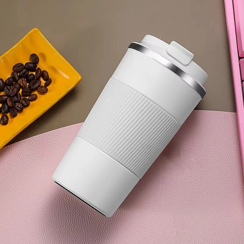 (image for) IPRee 510ml Double Stainless Steel Coffee Thermos Mug with Non-Slip Case Car Vacuum Flask Travel Insulated Bottle Coffee Cup Mug Milk Cup